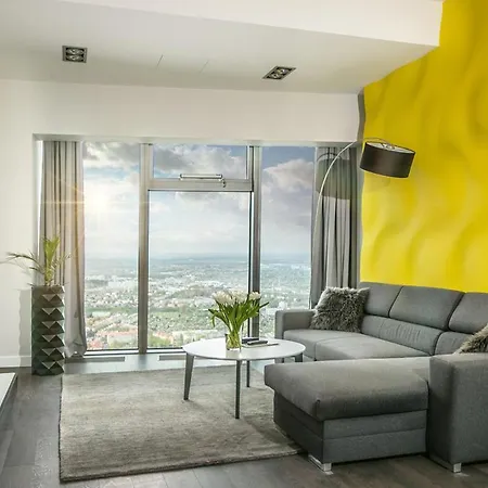 30th+ Floor In Sky Tower Appartement Wrocław