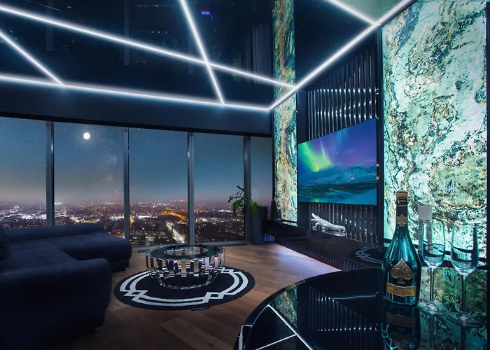 Apartment 30th+ Floor In Sky Tower Wroclaw