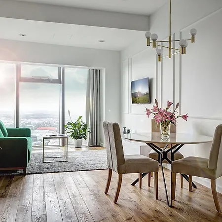 30th+ Floor In Sky Tower Apartment Wroclaw