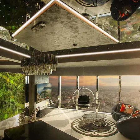 30th+ Floor In Sky Tower Wrocław