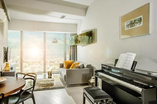 30th+ Floor In Sky Tower Apartment Breslau