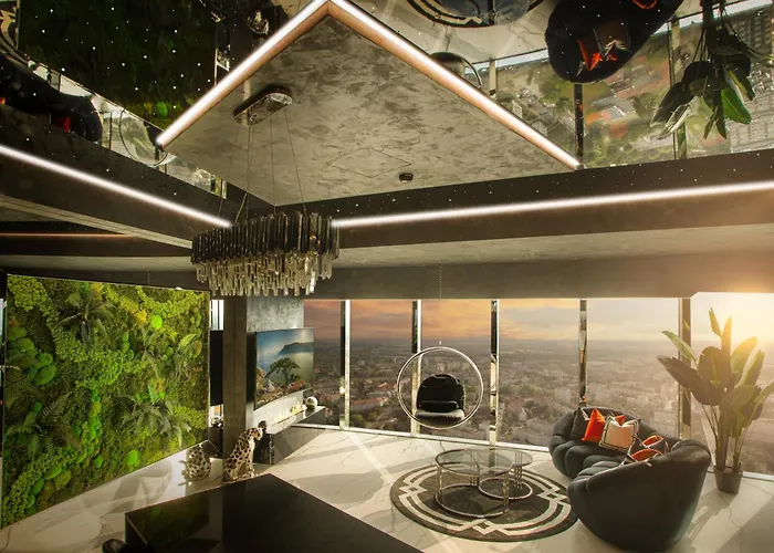 30th+ Floor In Sky Tower Wrocław